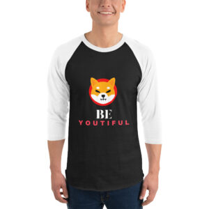 BE YOUTIFUL SHIBA INU 3/4 sleeve shirt