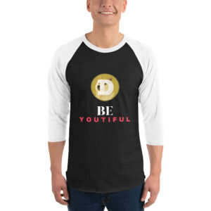 BE YOUTIFUL DOGE 3/4 sleeve shirt
