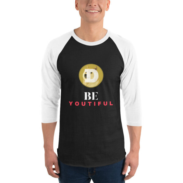 BE YOUTIFUL DOGE 3/4 sleeve shirt