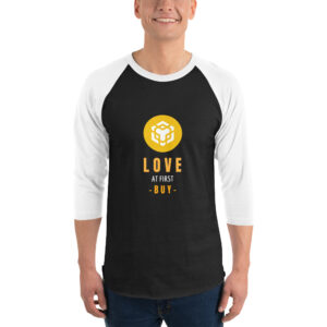 LOVE AT FIRST BUY BINANCE 3/4 sleeve shirt
