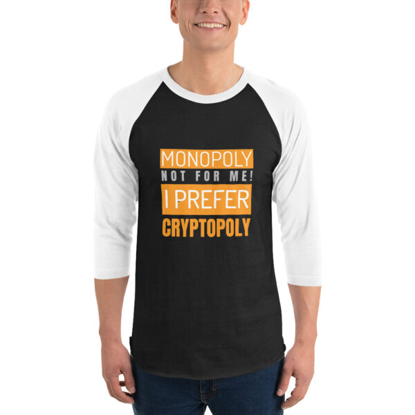 MONOPOLY I PREFER CRYPTOPOLY 3/4 sleeve shirt - Image 2