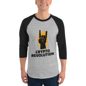 CRYPTO REVOLUTION 3/4 sleeve shirt