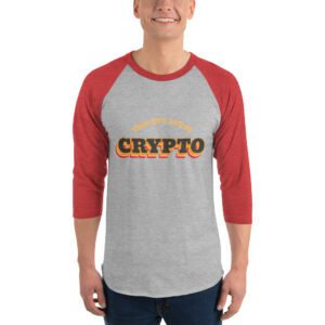 THIS GUY LOVES CRYPTO 3/4 sleeve shirt