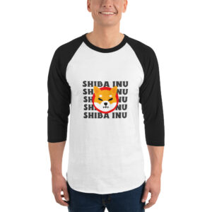 SHIBA INU x5 3/4 sleeve shirt