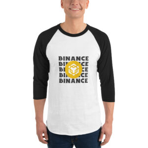 BINANCE x5 3/4 sleeve shirt