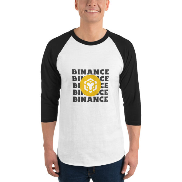 BINANCE x5 3/4 sleeve shirt