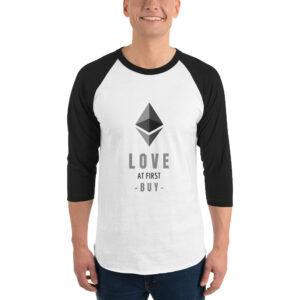 LOVE AT FIRST BUY ETHEREUM 3/4 sleeve shirt