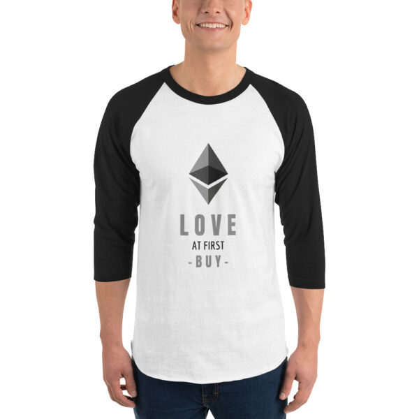 LOVE AT FIRST BUY ETHEREUM 3/4 sleeve shirt