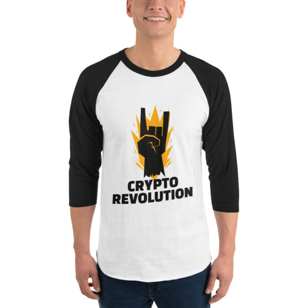 CRYPTO REVOLUTION 3/4 sleeve shirt - Image 2