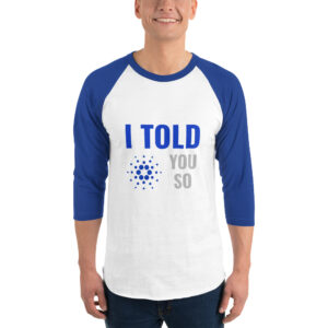 I TOLD YOU SO CARDANO 3/4 sleeve shirt