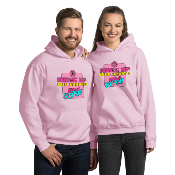 WAKE UP BUY CRYPTO REPEAT Hoodie - Image 3