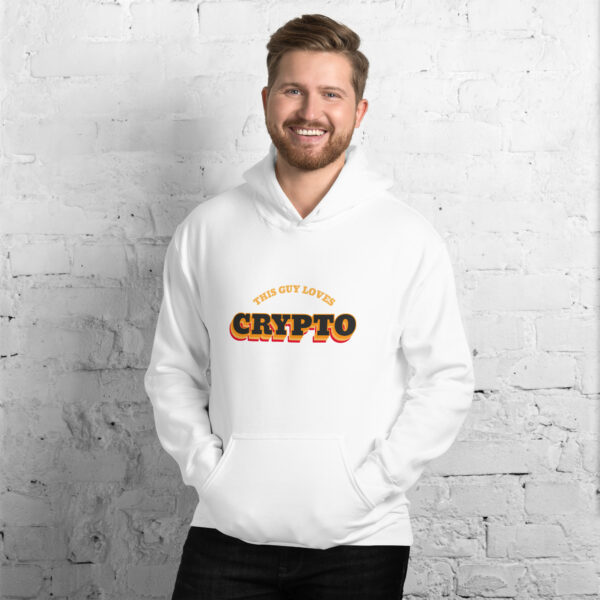 THIS GUY LOVES CRYPTO Hoodie - Image 2