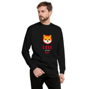 LOVE AT FIRST BUY SHIBA INU Sweatshirt