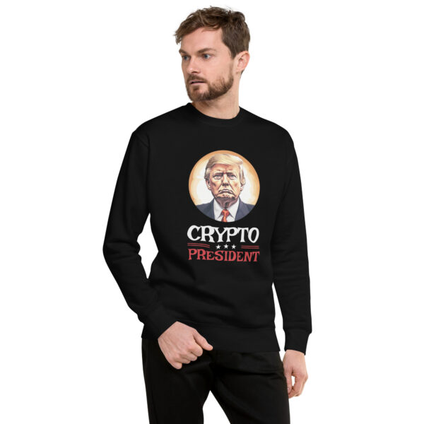 CRYPTO PRESIDENT TRUMP Sweatshirt - Image 2