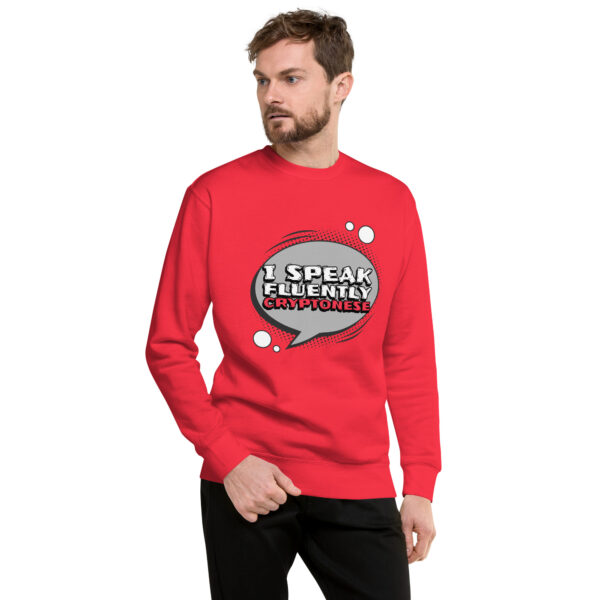 I SPEAK FLUENTLY CRYPTONESE Sweatshirt - Image 2