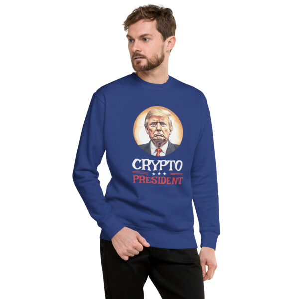CRYPTO PRESIDENT TRUMP Sweatshirt
