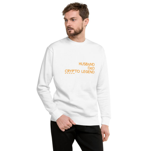 HUSBAND CRYPTO LEGEND Sweatshirt - Image 2