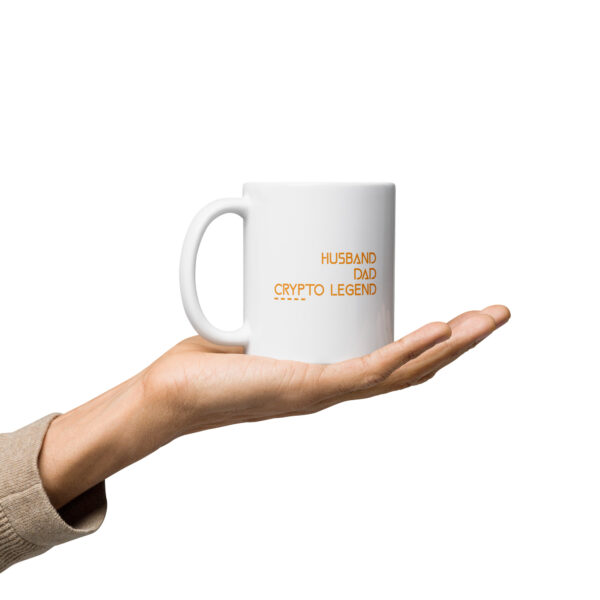 HUSBAND CRYPTO LEGEND mug - Image 2