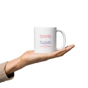 CRYPTO IS MY CARDIO mug