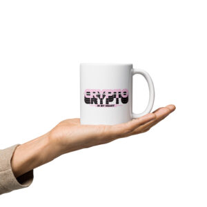 CRYPTO IN MY HEART mug