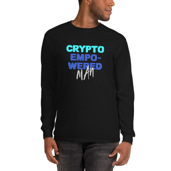 CRYPTO EMPOWERED MAN Long Sleeve Shirt - Image 2