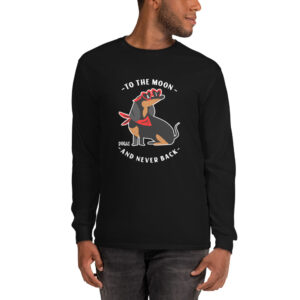 DOGAI TO THE MOON AND NEVER BACK Long Sleeve Shirt