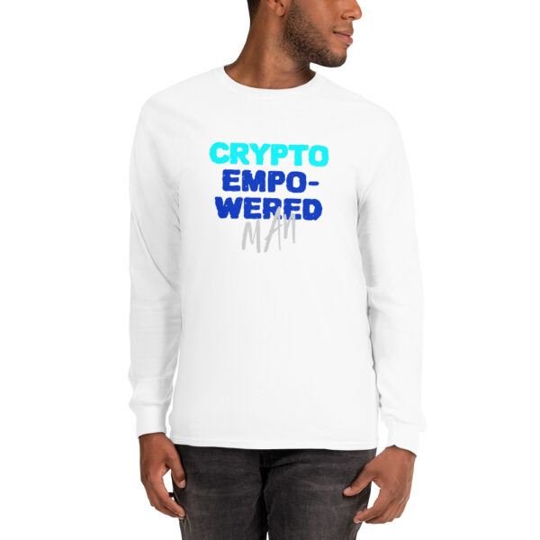 CRYPTO EMPOWERED MAN Long Sleeve Shirt - Image 3