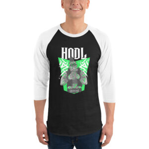 HODL MAN 3/4 sleeve shirt