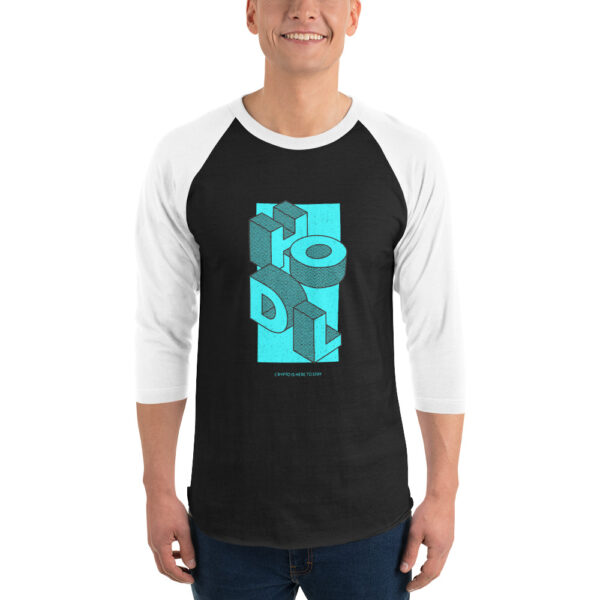 HODL BLUE 3/4 sleeve shirt - Image 2