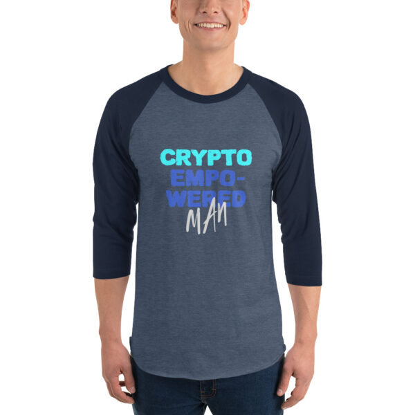 CRYPTO EMPOWERED MAN 3/4 sleeve shirt - Image 3