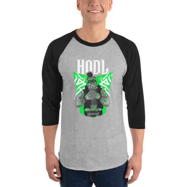 HODL MAN 3/4 sleeve shirt - Image 2