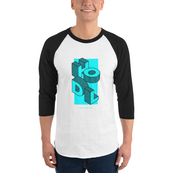 HODL BLUE 3/4 sleeve shirt