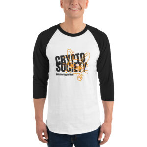 CRYPTO SOCIETY 3/4 sleeve shirt