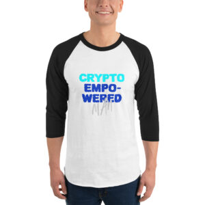 CRYPTO EMPOWERED MAN 3/4 sleeve shirt