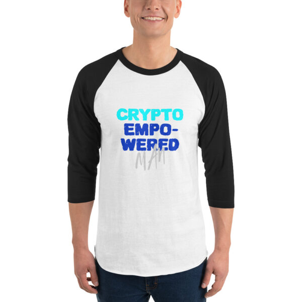 CRYPTO EMPOWERED MAN 3/4 sleeve shirt