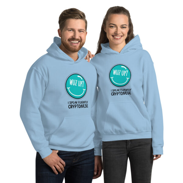 WUZ UP I SPEAK FLUENTLY CRYPTONESE Hoodie - Image 2