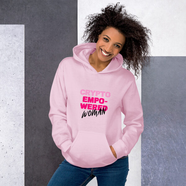 CRYPTO EMPOWERED WOMAN Hoodie - Image 2