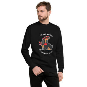 DOGAI TO THE MOON AND NEVER BACK Sweatshirt