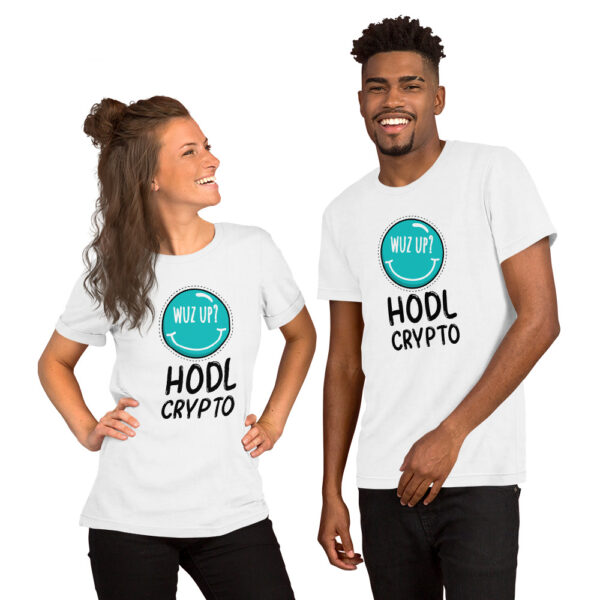 WUZ UP HODL CRYPTO t-shirt